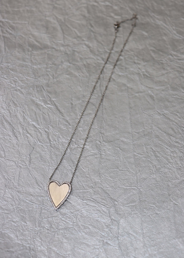 Heart On Ice Necklace ★ Silver