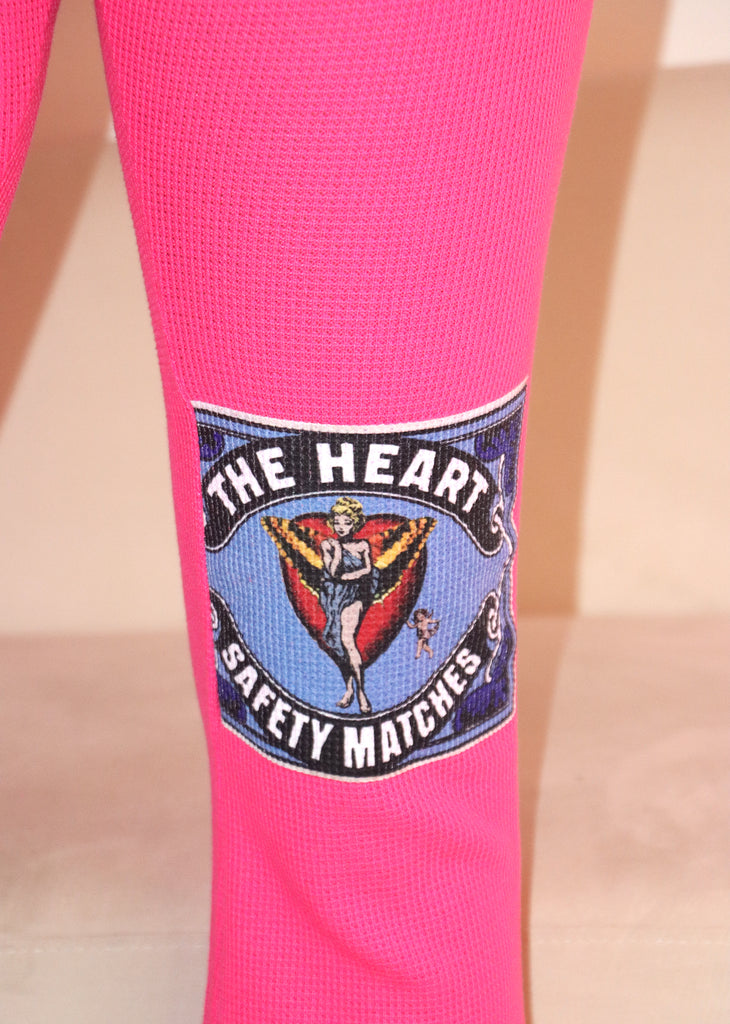 Boys Lie Perfect Match Thermal Pants ★ Pink