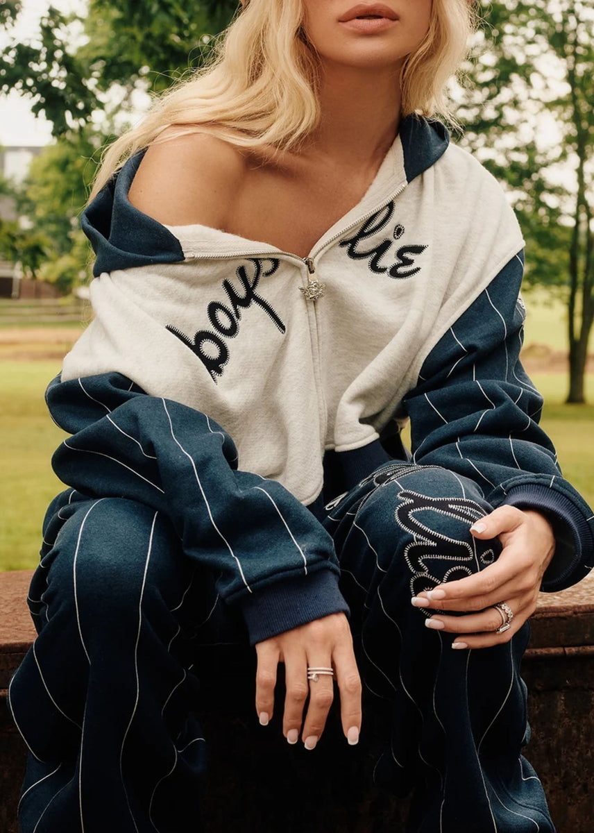 Boys Lie Big Leaguer Alex Zip Up Hoodie ☆ Grey – Rock N Rags