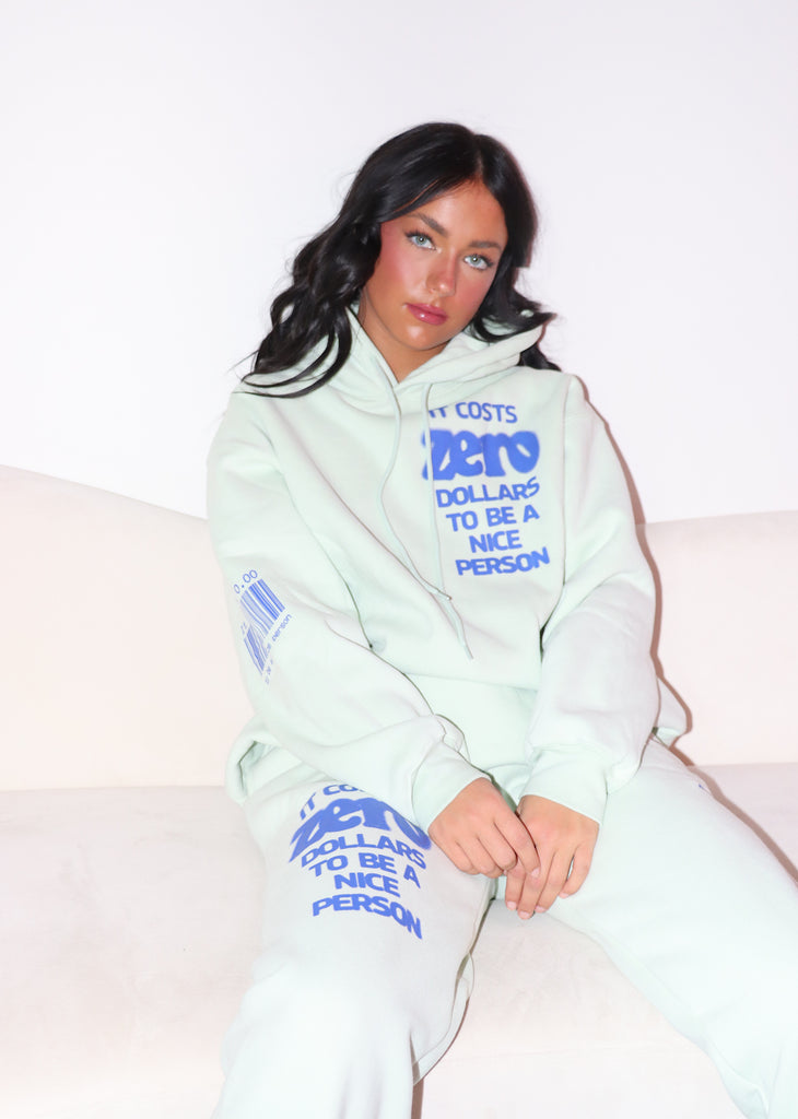 Mayfair It Costs $0.00 To Be A Nice Person Hoodie V2 ★ Mint