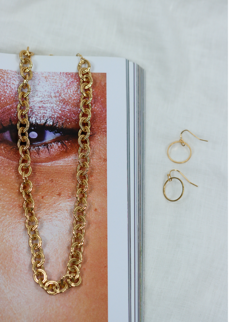 Circle Chain Necklace ★ Gold & Silver
