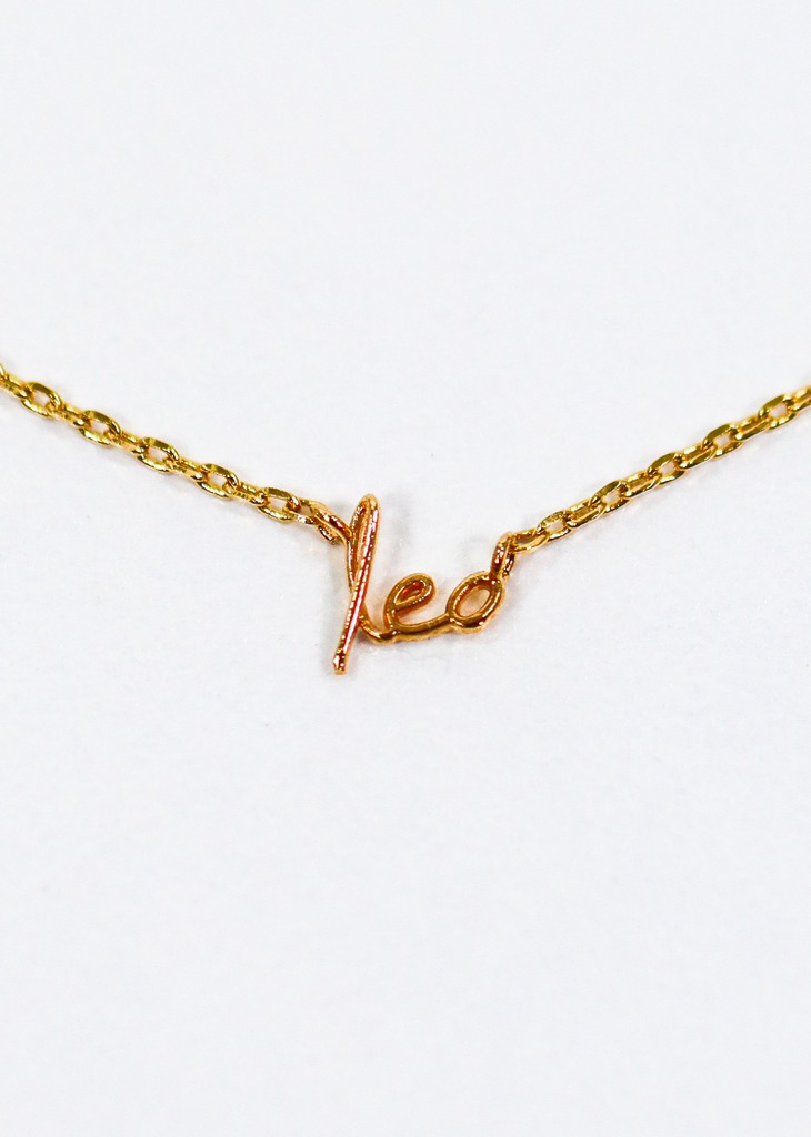 Zodiac Necklace ★ Gold