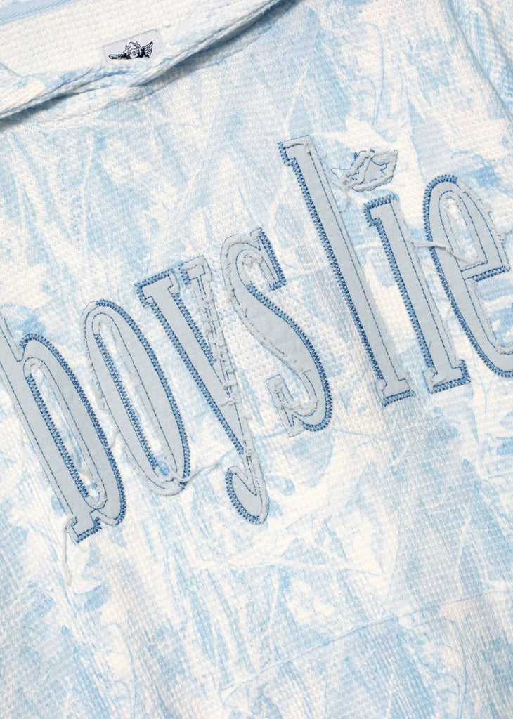 Boys Lie Blue Manhunt Racer Hoodie ★ Light Blue