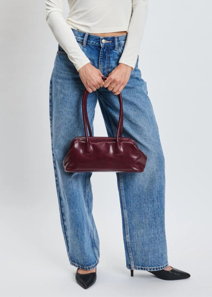 Clutch Shoulder Bag ★ Burgundy