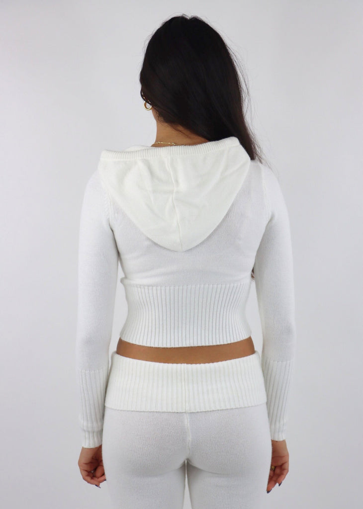 Snow On The Beach Sweater Hoodie ★ Ivory