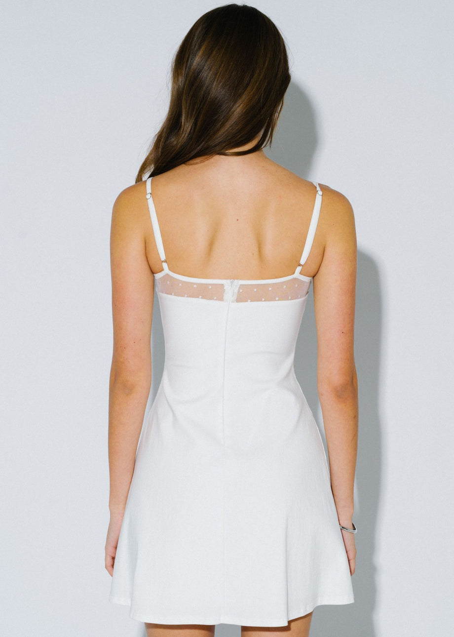 more to come white mini dress Forever More Mini Dress White
