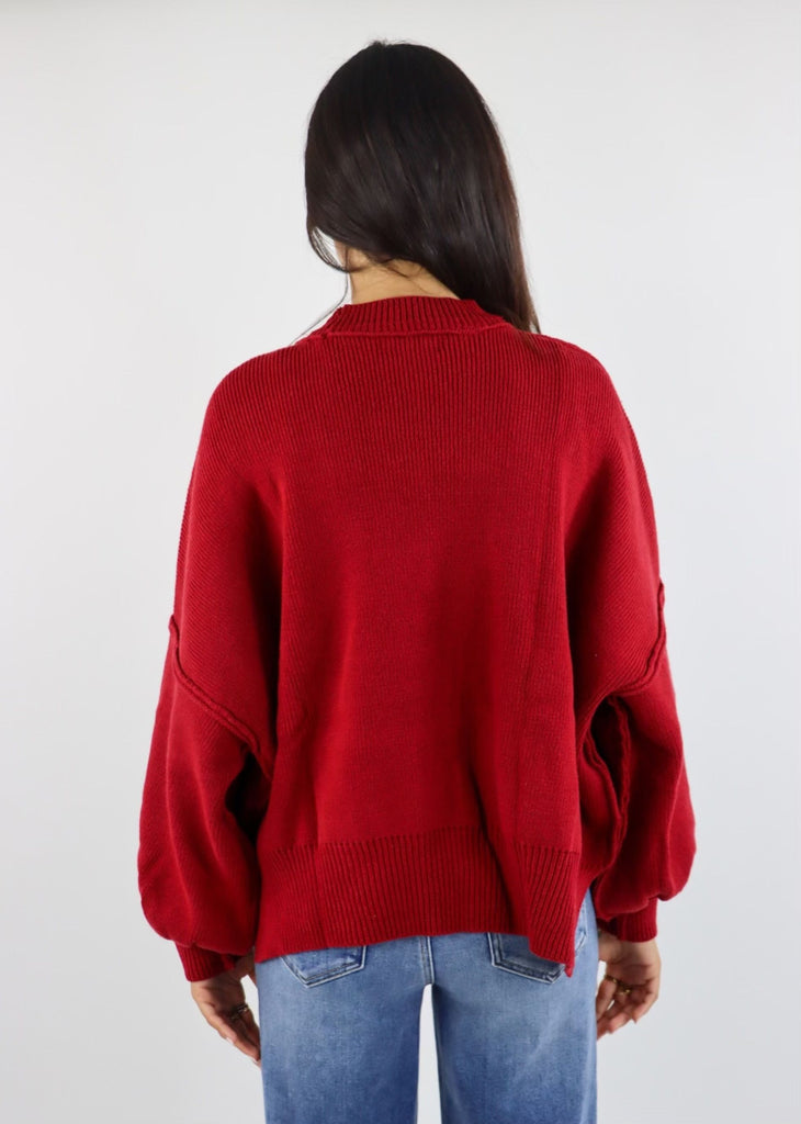 Tattooed Heart Sweater ★ Red