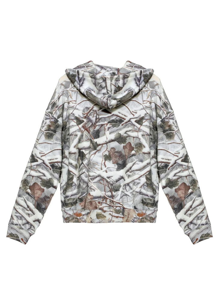 Boys Lie Rose Colored Glasses Thermal Racer Hoodie ★ Camo
