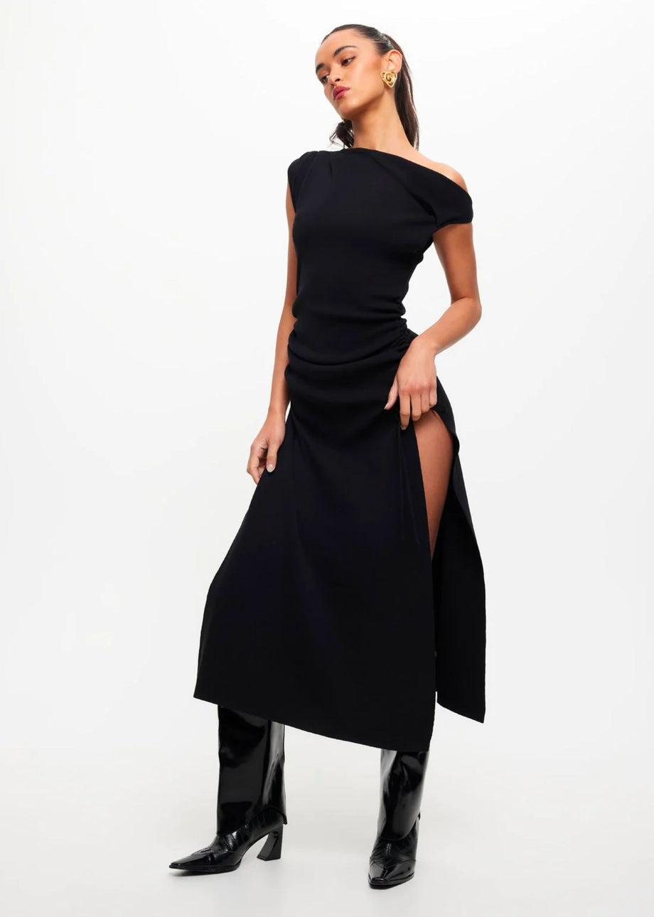 Lioness Original Sin Midi Dress ☆ Black – Rock N Rags