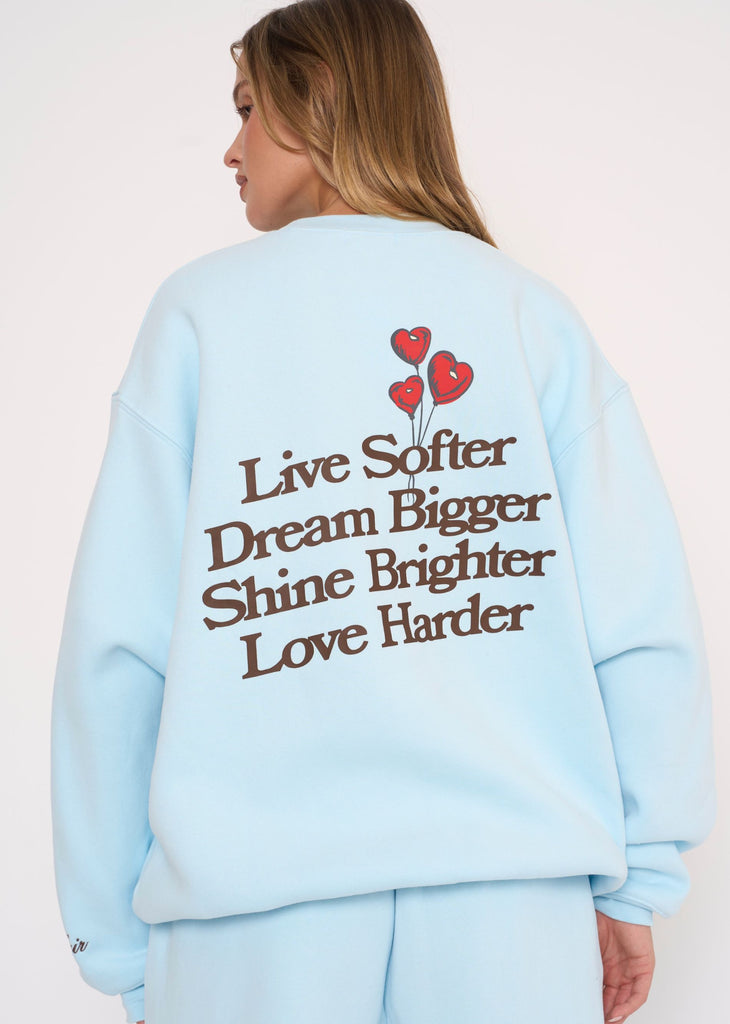 Mayfair Everyone's Welcome Here Crewneck ★ Sky Blue