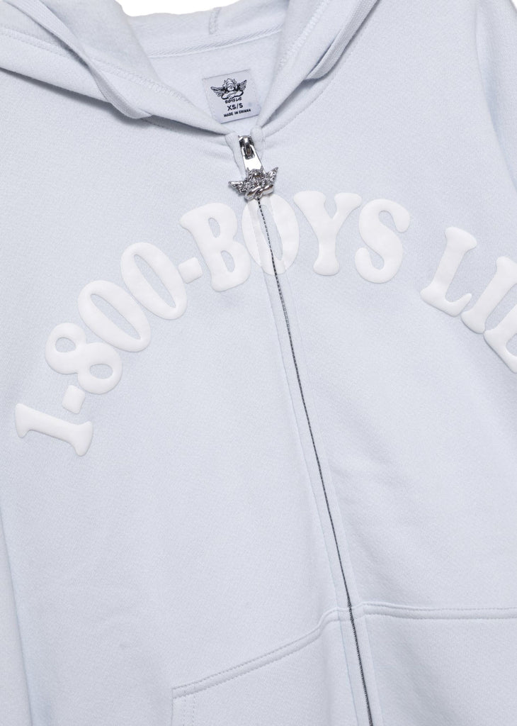 Boys Lie 1-800 Boys Lie Harley Zip Up ★ Sky Blue