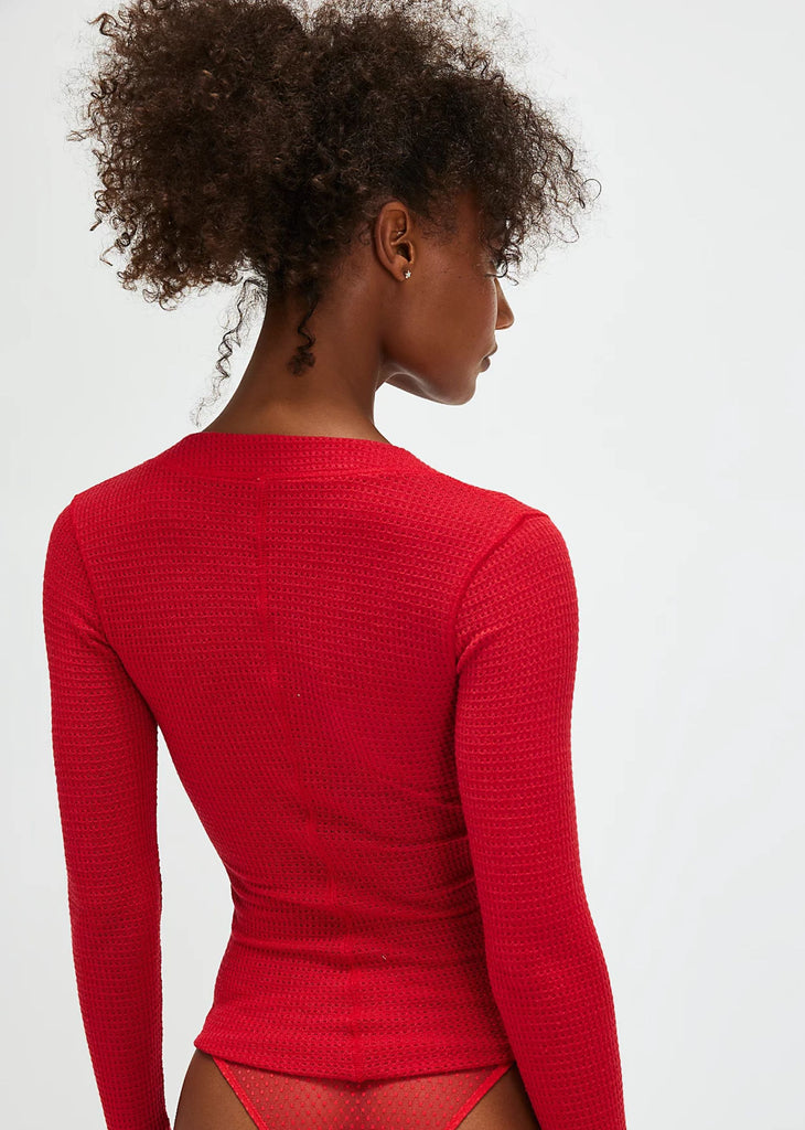 Free People Going Places Cardi ★ Red