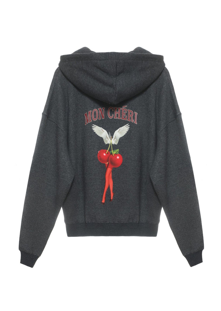 Boys Lie Mon Cheri Racer Hoodie ★ Charcoal Grey