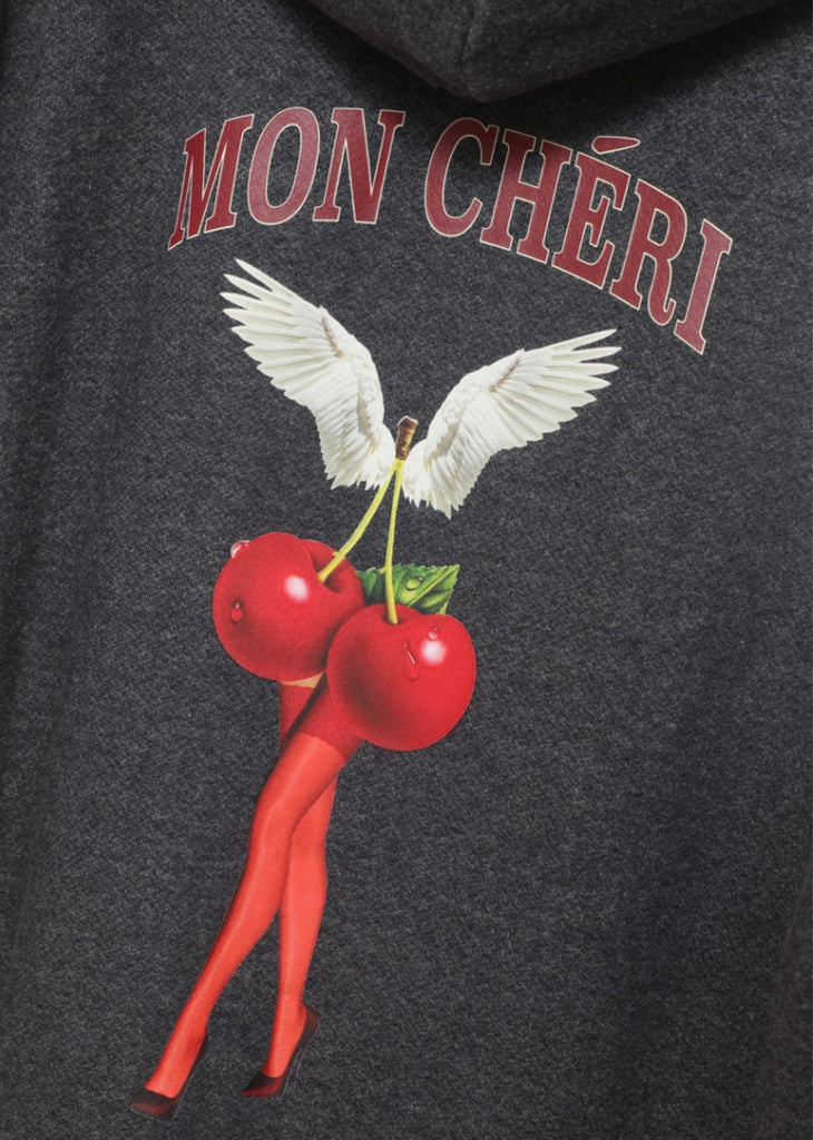 Boys Lie Mon Cheri Racer Hoodie ★ Charcoal Grey