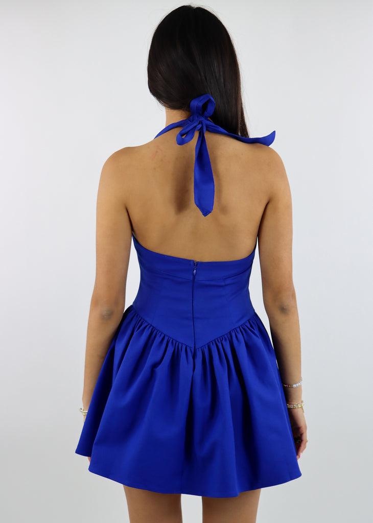 Call It The Blues Mini Dress ★ Cobalt