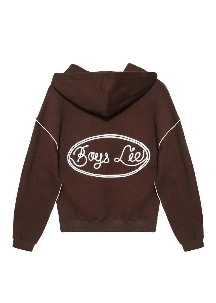 Boys Lie Lasso'd Up Racer Hoodie ★ Brown