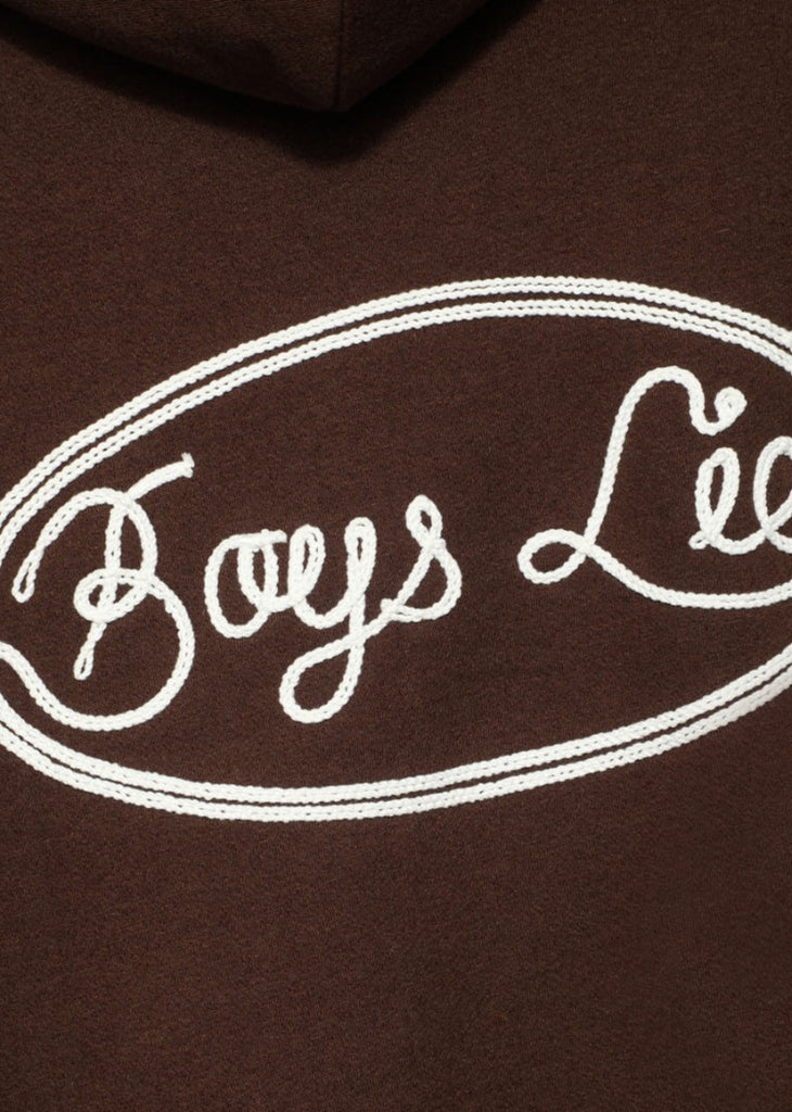 Boys Lie Lasso'd Up Racer Hoodie ★ Brown