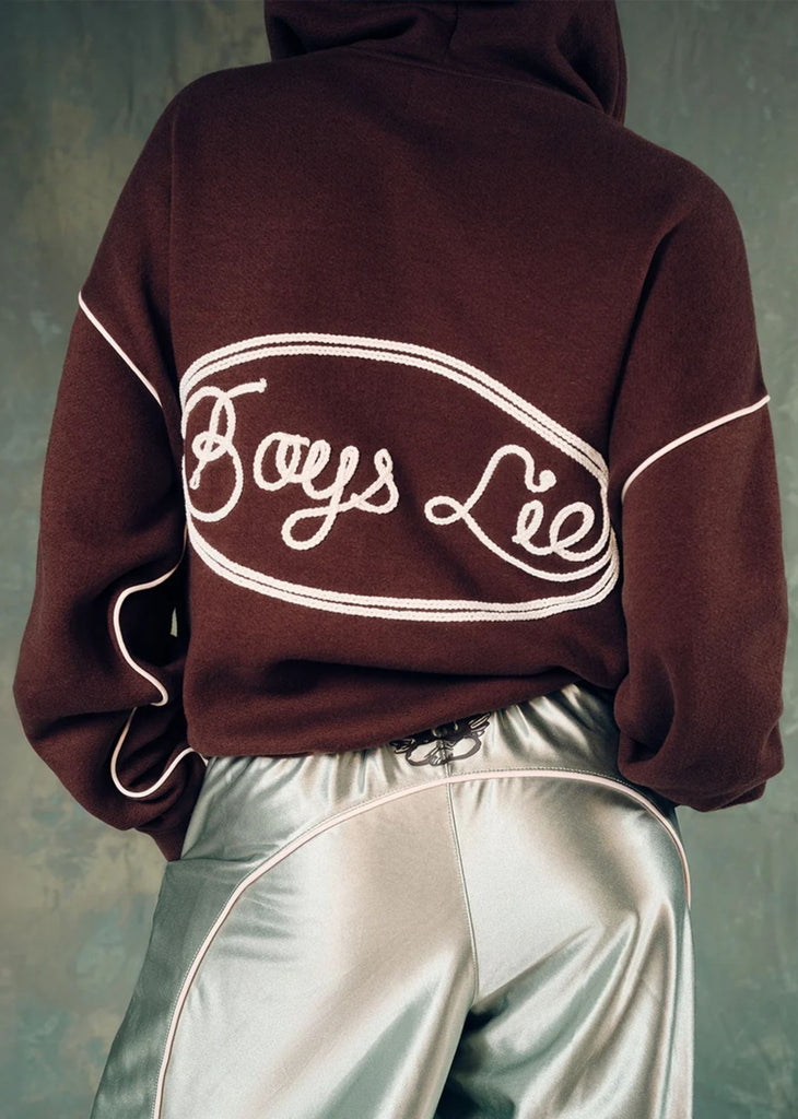 Boys Lie Lasso'd Up Racer Hoodie ★ Brown