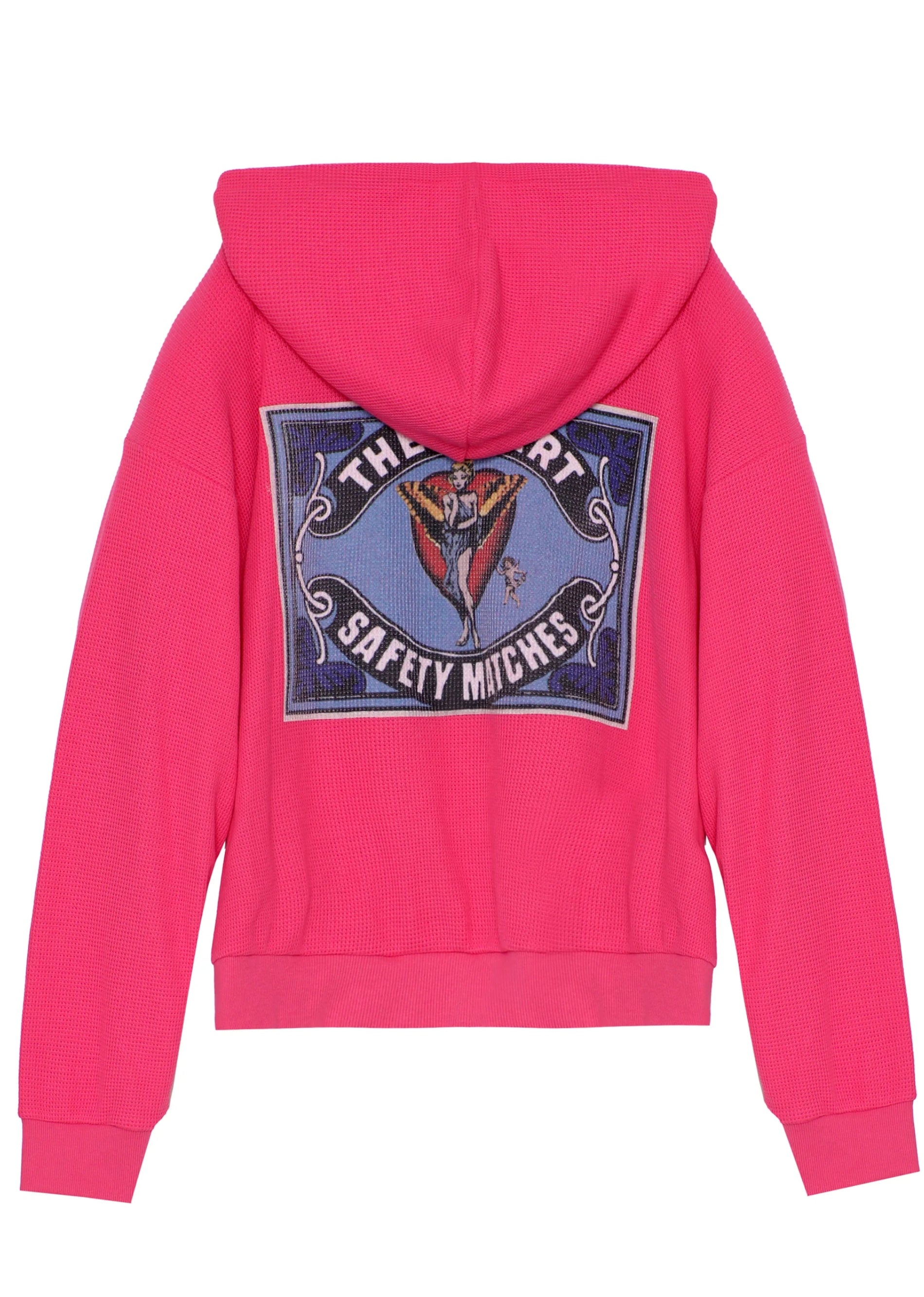 Boys Lie Perfect Match Thermal Hoodie Pink