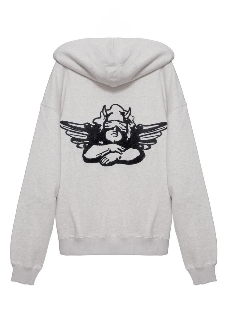 Boys Lie Hold My Phone Racer Hoodie ★ Heather Grey