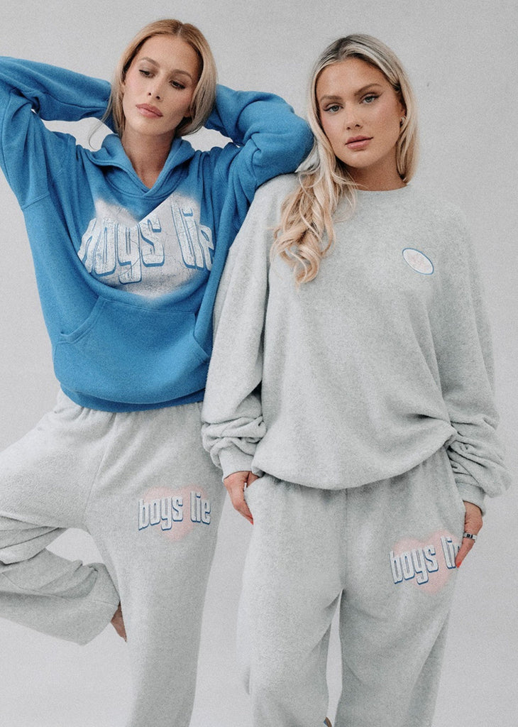 Boys Lie Charmer Kara Crewneck ★ Grey