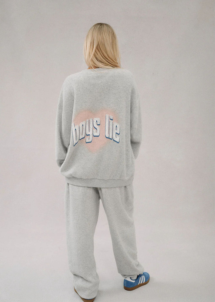 Boys Lie Charmer Kara Crewneck ★ Grey