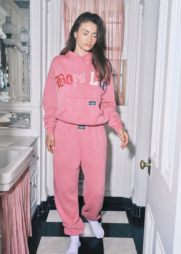 Boys Lie Danielle Racer Hoodie ★ Pink - Rock N Rags