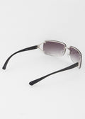 Diamond Bolted Rimless Sunglasses ★ Multi