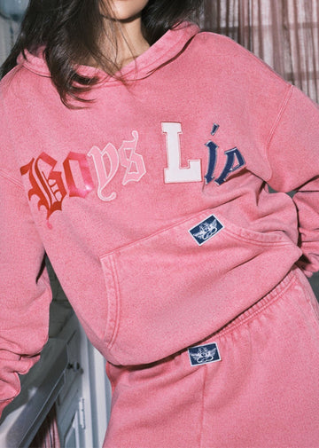Boys Lie Danielle Racer Hoodie ★ Pink - Rock N Rags