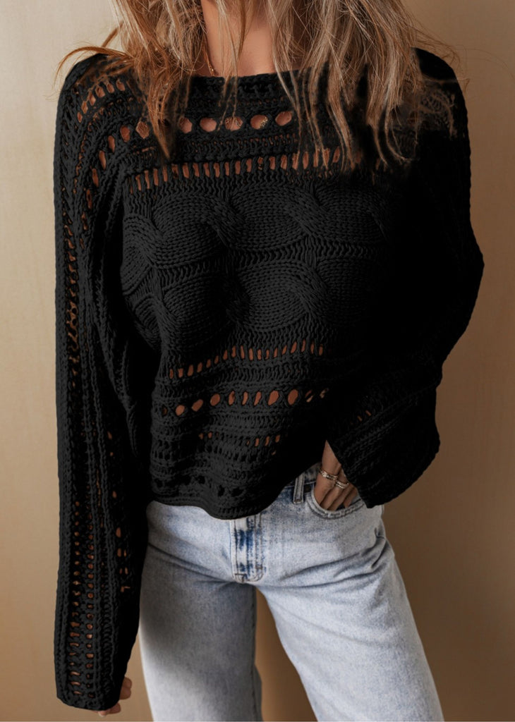 Had Some Help Sweater ★ Black