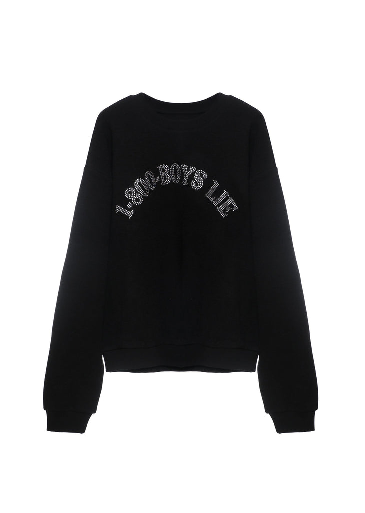 Boys Lie 1-800 Kara Remix Crewneck ★ Black