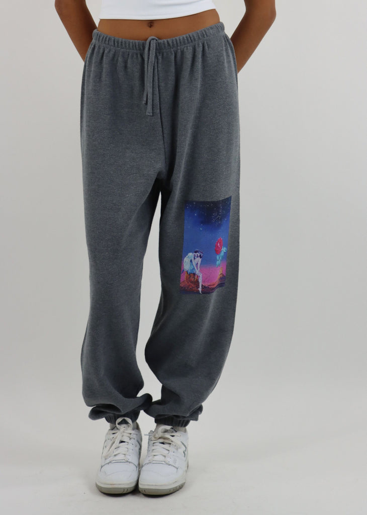 Boys Lie Desert Oasis Interlock Kimmy Sweatpants ★ Grey