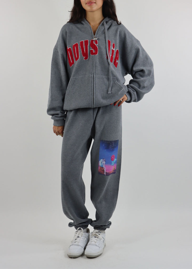 Boys Lie Desert Oasis Interlock Kimmy Sweatpants ★ Grey