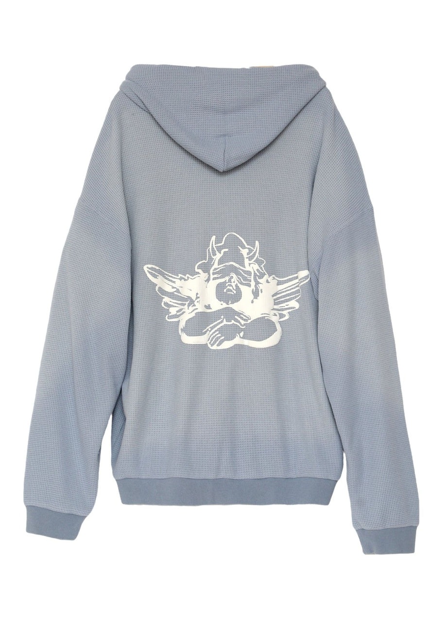 Boys Lie - Hopeless Romantic Hoodie 2024 in Blue and Peach