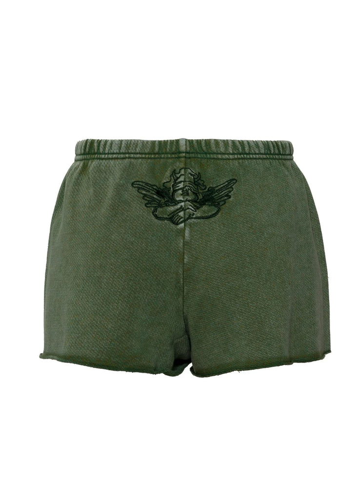 Boys Lie Just Fore You Kimmy Shorts ★ Forest Green