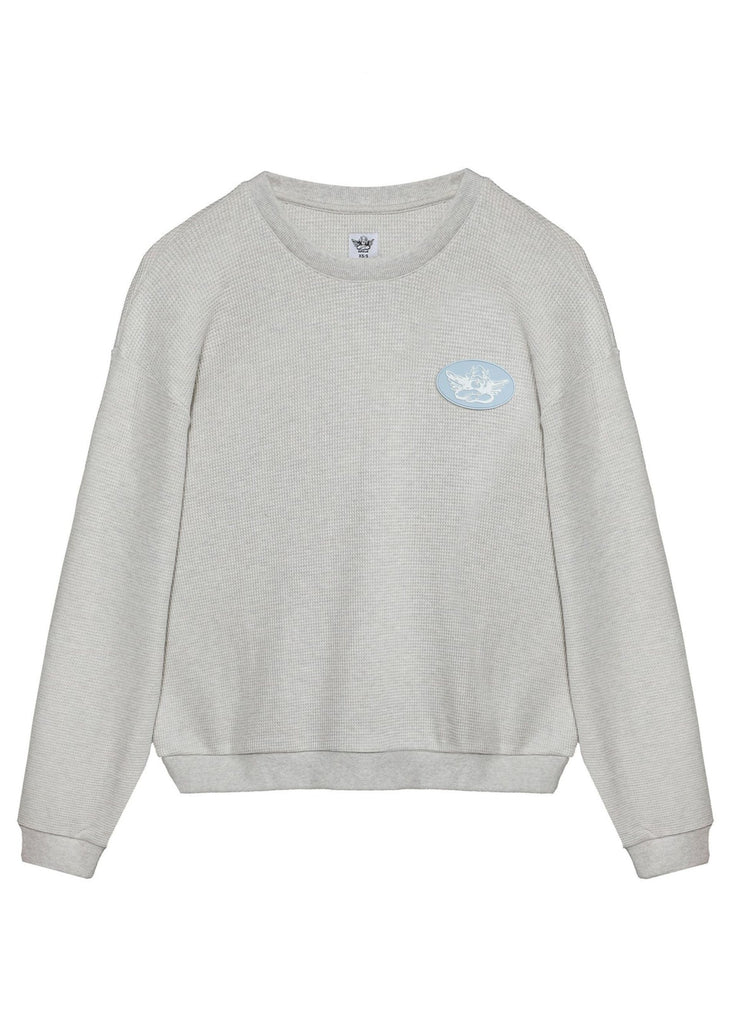 Boys Lie On The Edge V4 Kara Crewneck ★ Grey