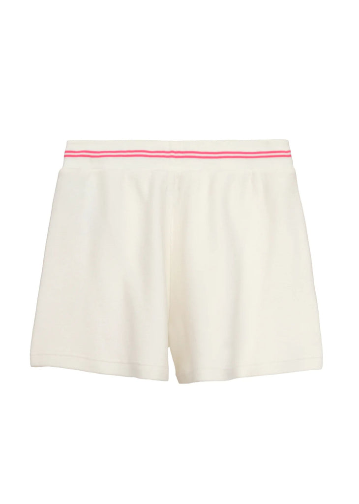 Boys Lie Pink Cherub University Shorts ★ Cream