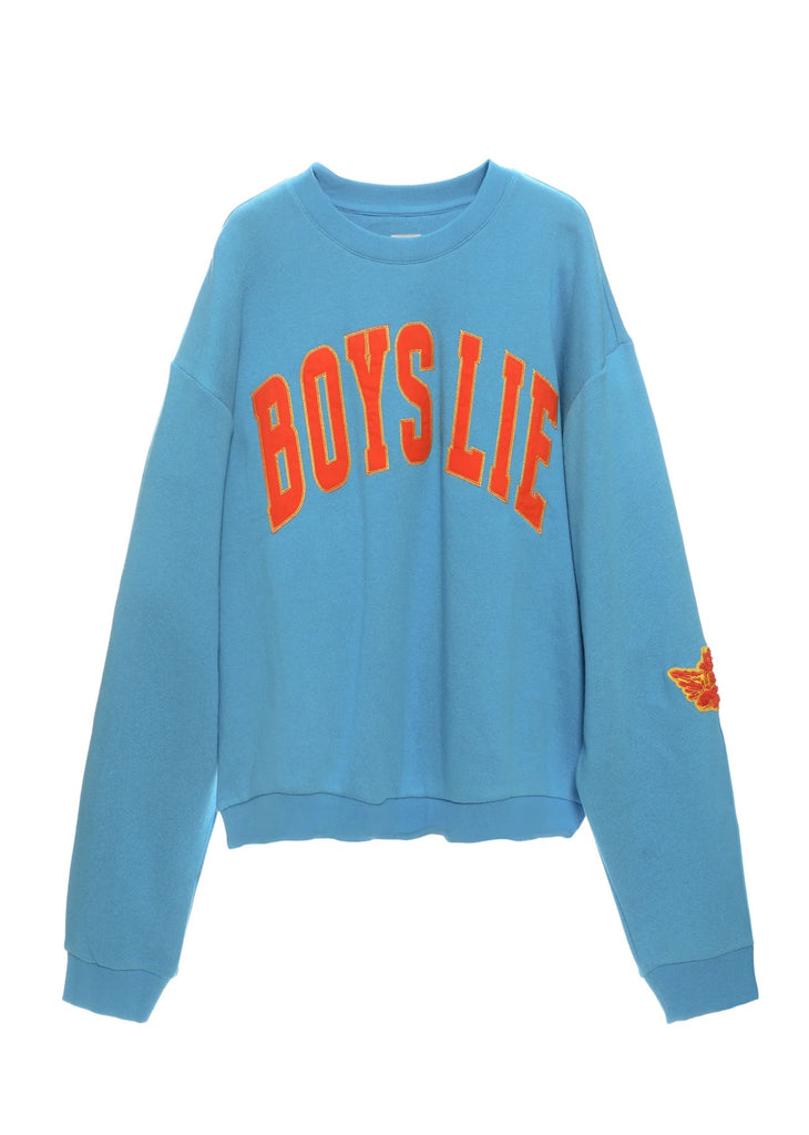 Boys Lie Razzle Dazzle Crewneck ★ Blue