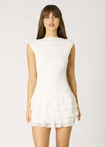 Unwritten Mini Dress ★ White - Rock N Rags