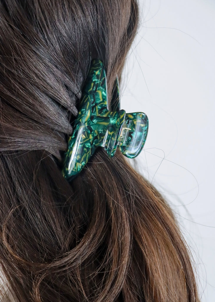 Roses Claw Clip ★ Emerald