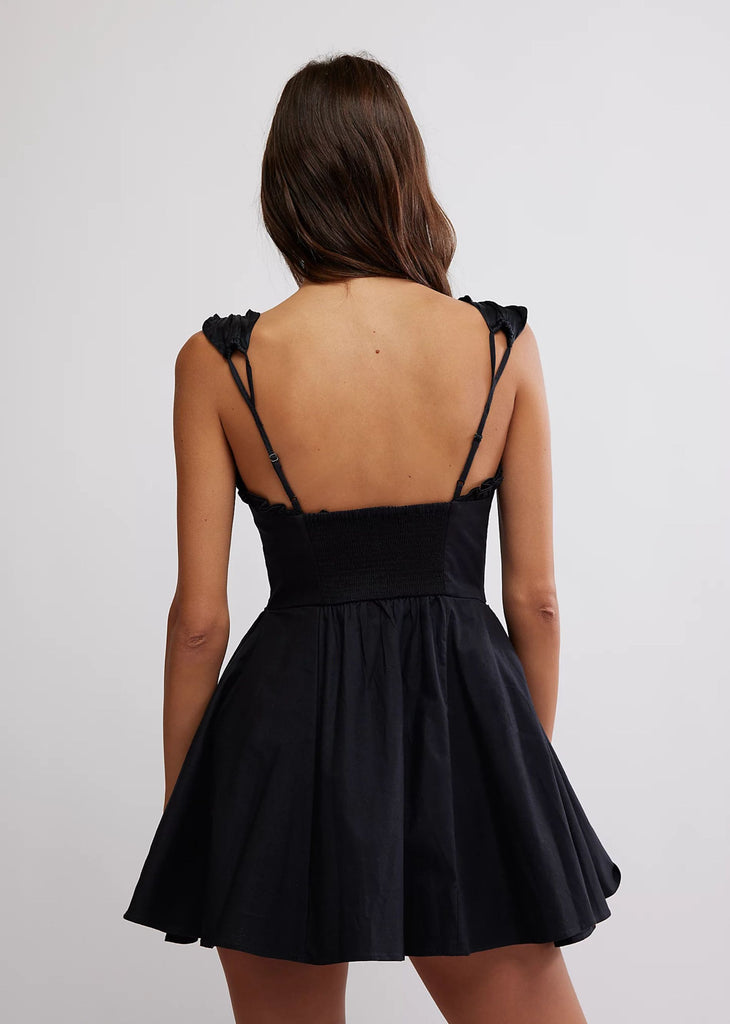 Free People Midnight Magic Mini Dress ★ Black