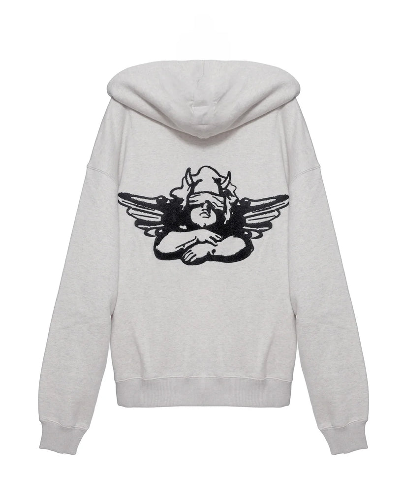 Boys Lie Hold My Phone Racer Hoodie ★ Heather Grey