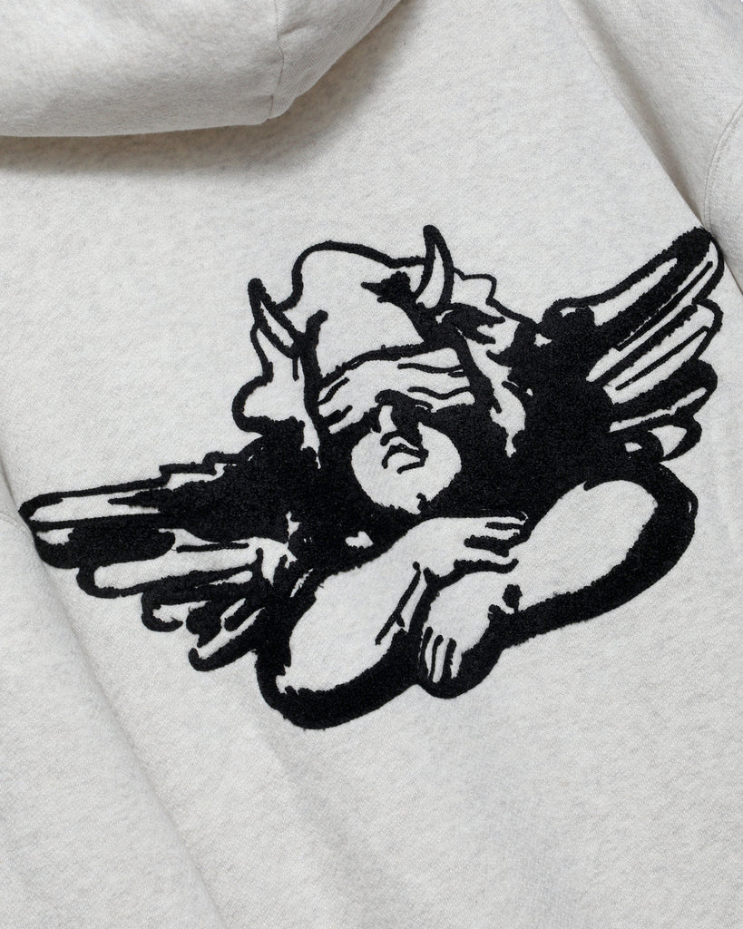 Boys Lie Hold My Phone Racer Hoodie ★ Heather Grey