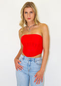 What It Is Corset Top ★ Red