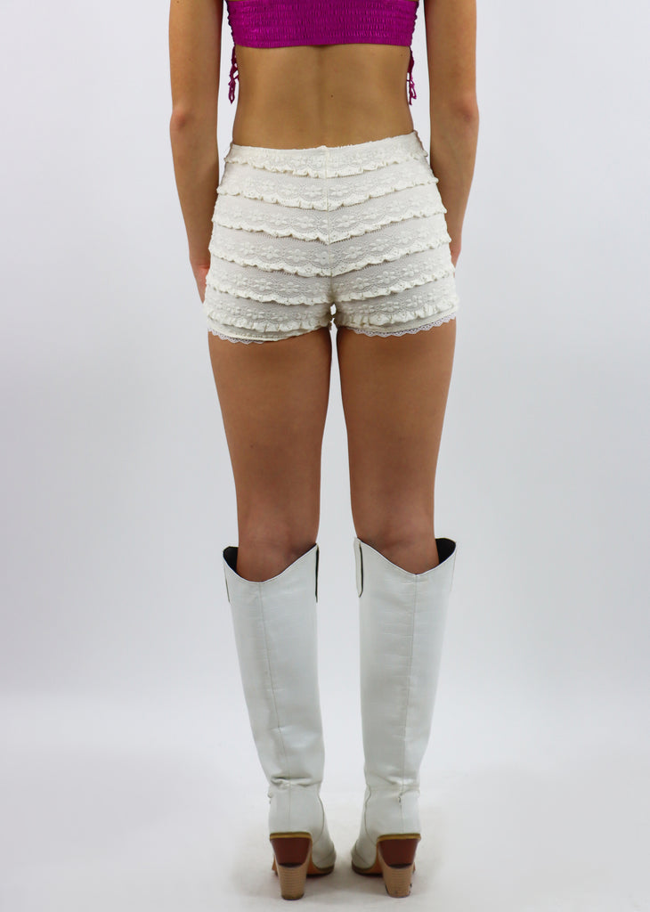Break The Rules Micro Mini Shorts ★ Ivory