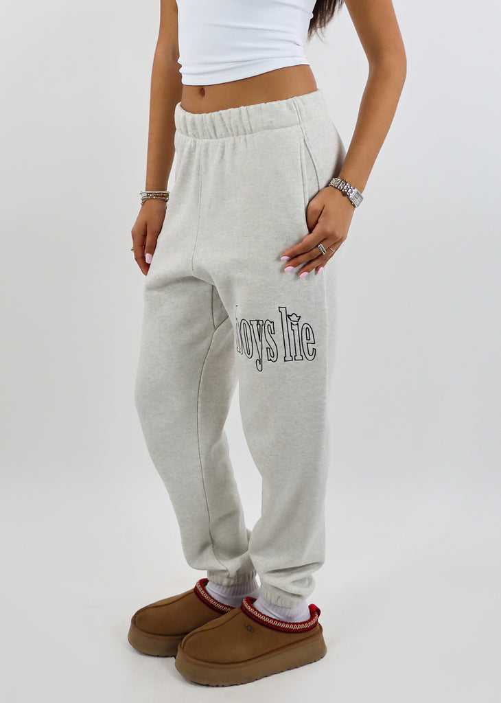 Boys Lie Hold My Phone Mac Slim Pants ★ Heather Grey