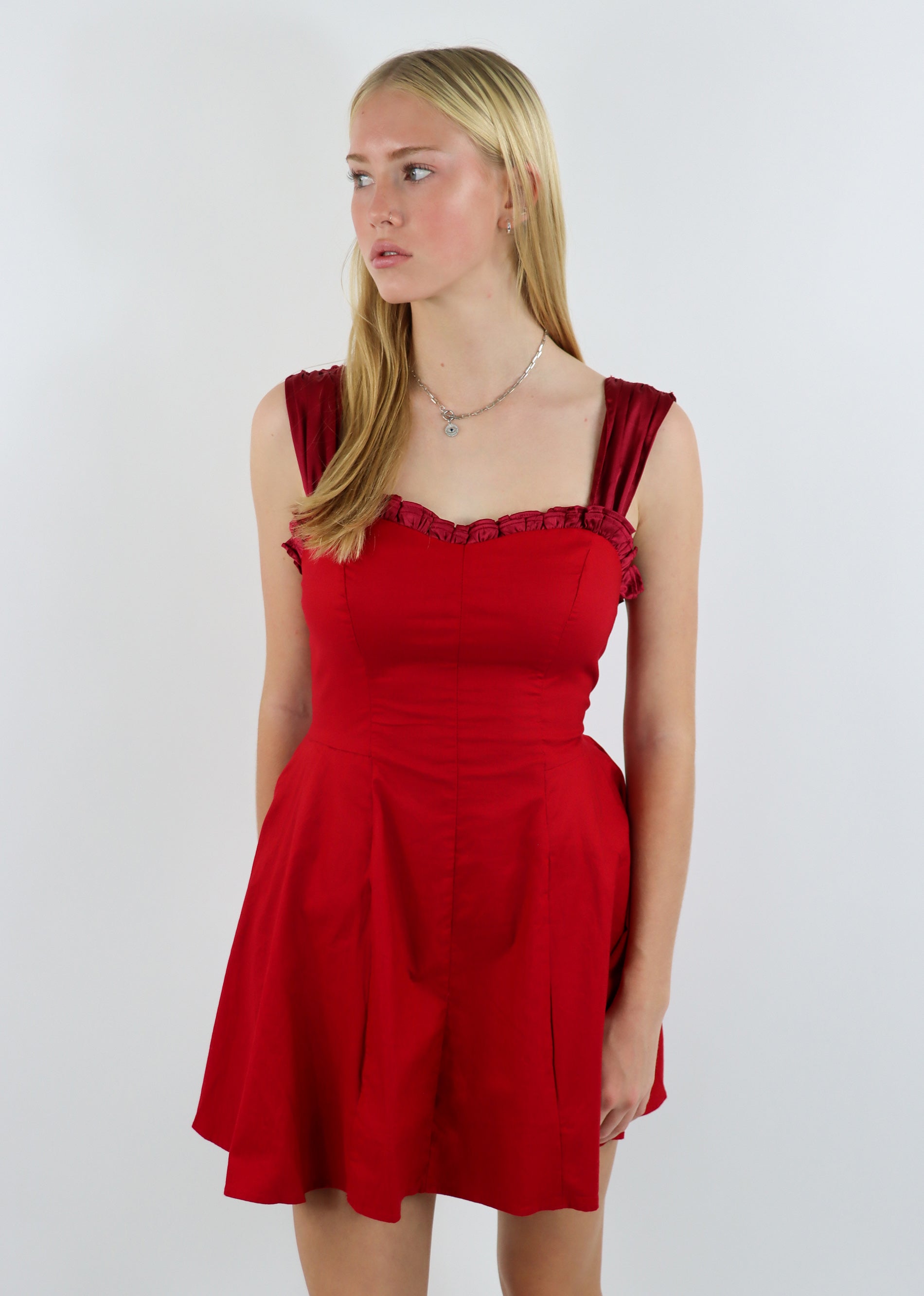Free People Midnight Magic Mini Dress ☆ Red – Rock N Rags