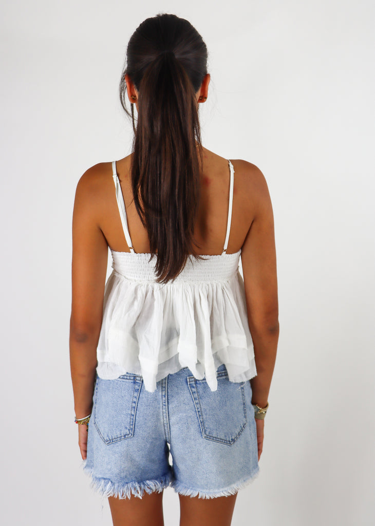 Go With The Flow Tank ★ White