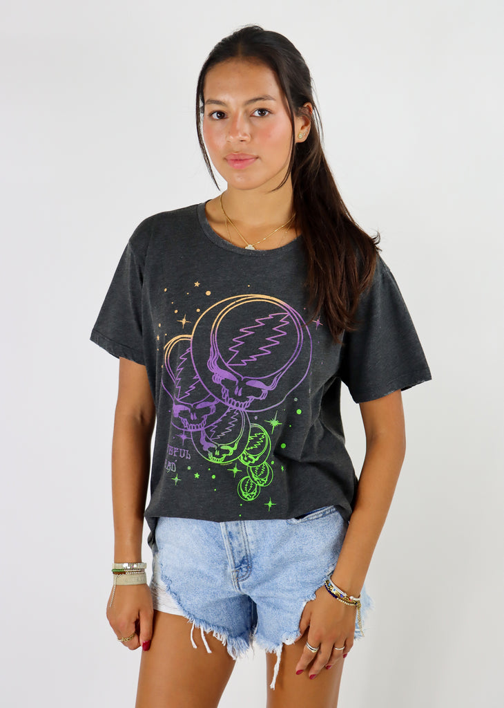 CHASER Grateful Dead Band Tee ★ Charcoal Grey