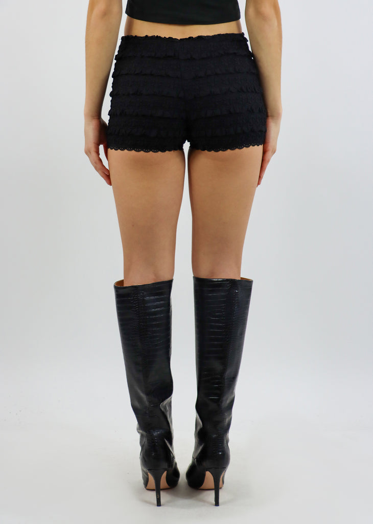 Break The Rules Micro Mini Shorts ★ Black